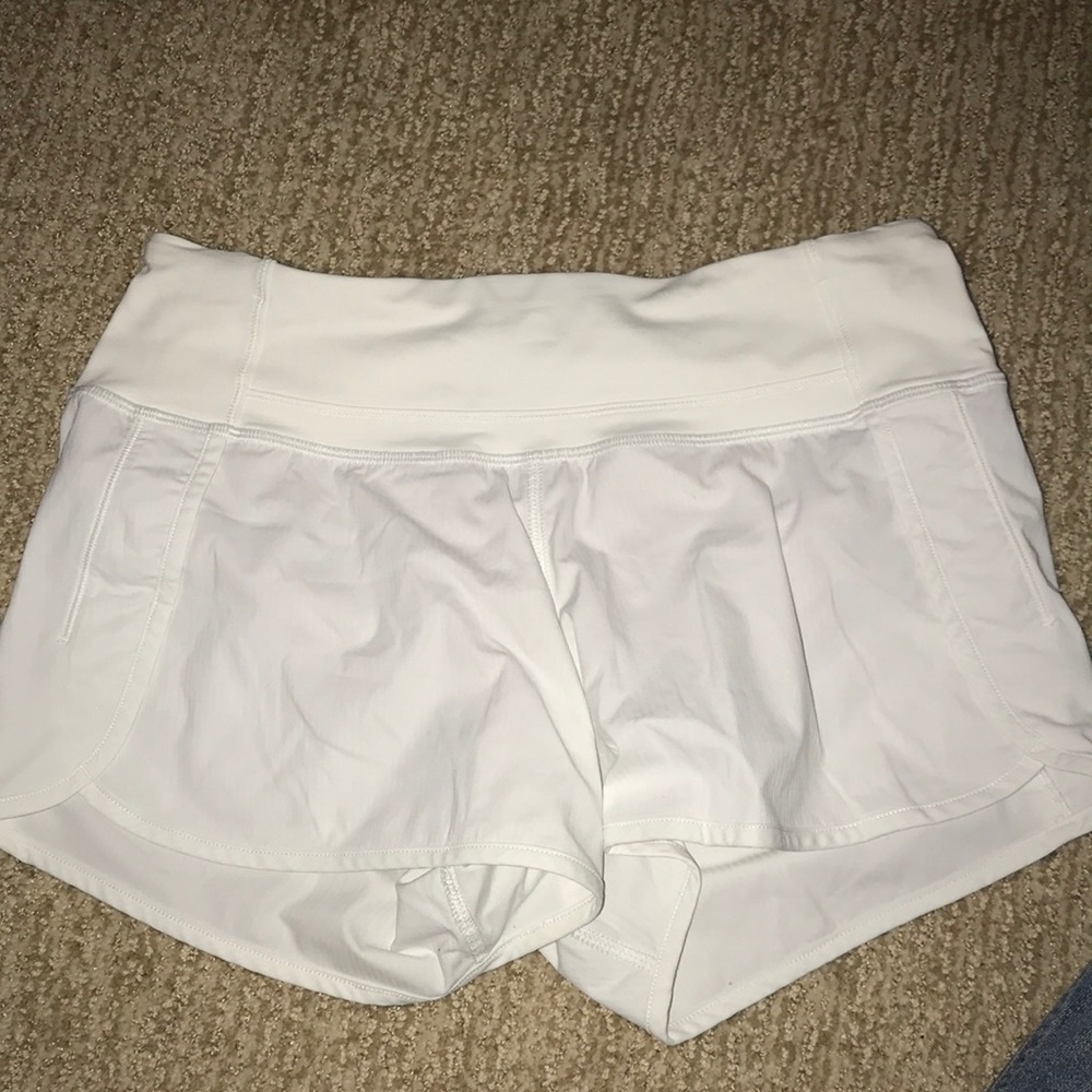 lululemon white shorts